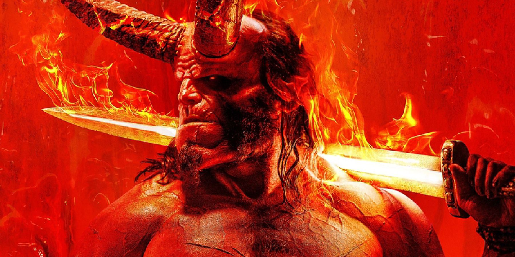 David Harbour as Hellboy