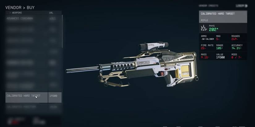 image showing the hard target rifle in starfield. 