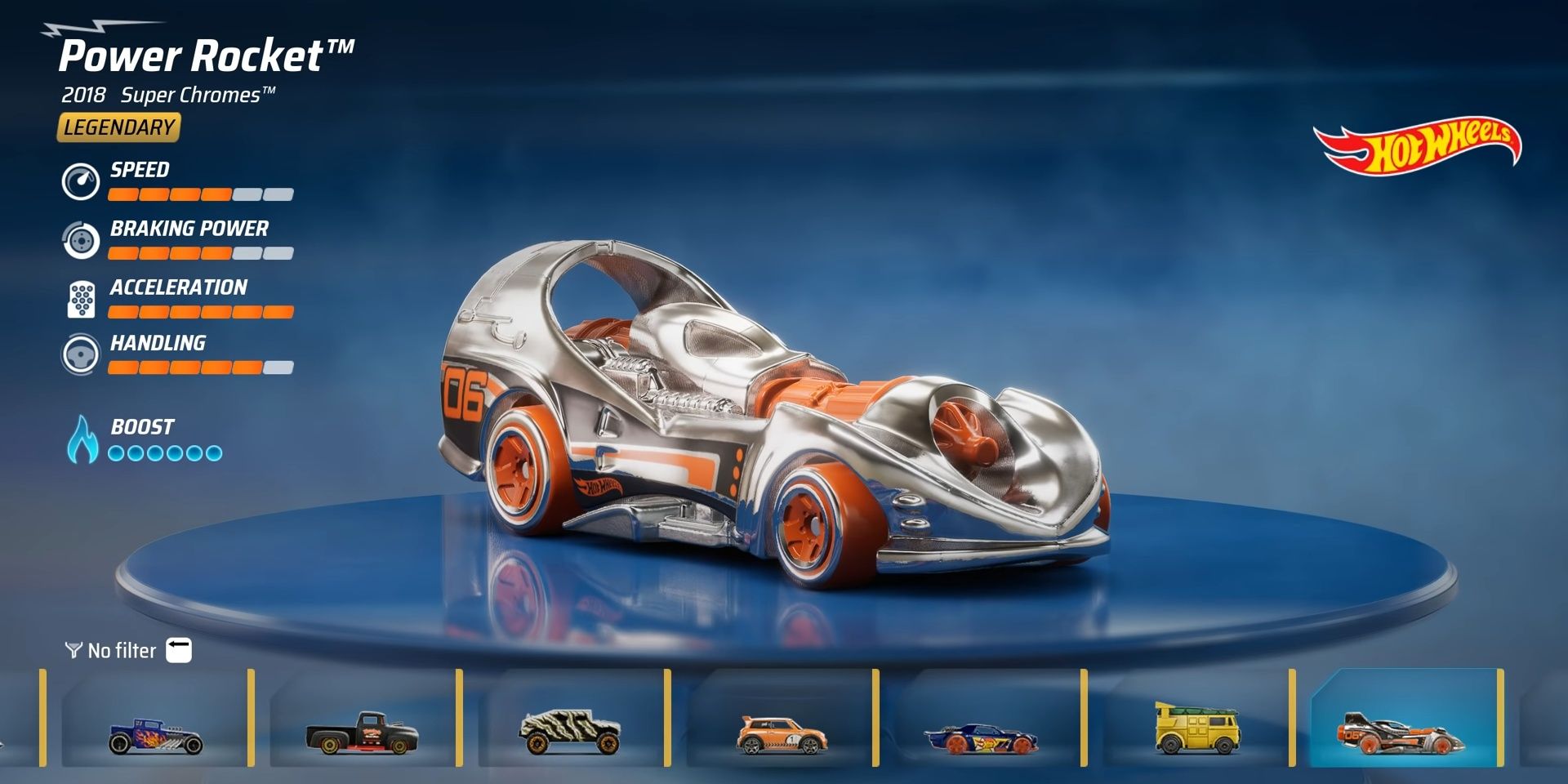 Hot Wheels Car - Power Rocket