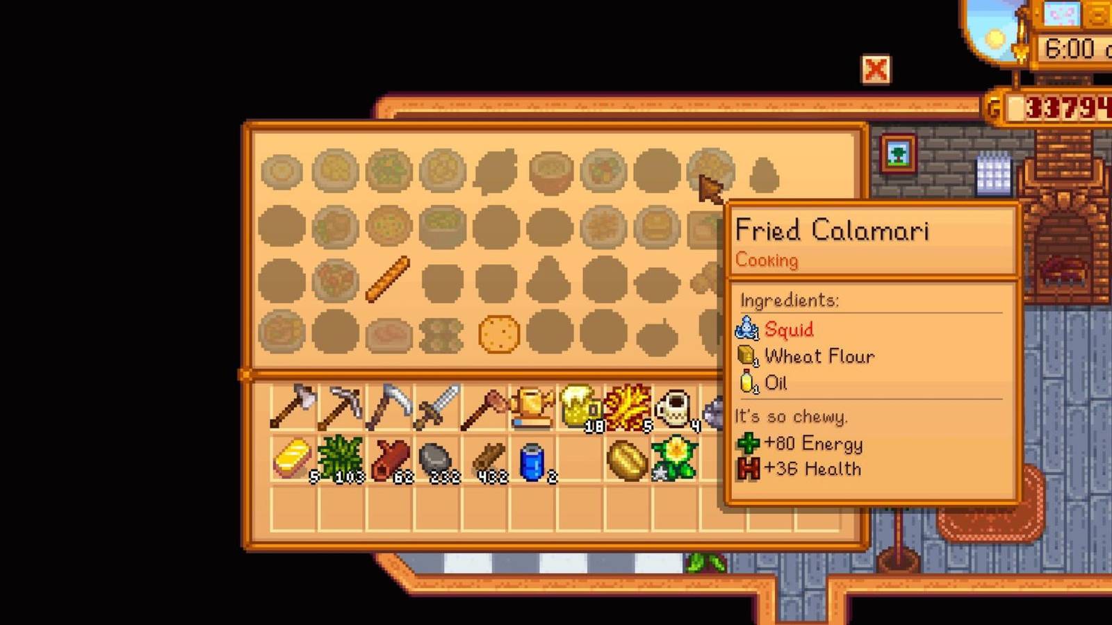 fried calamari stardew valley