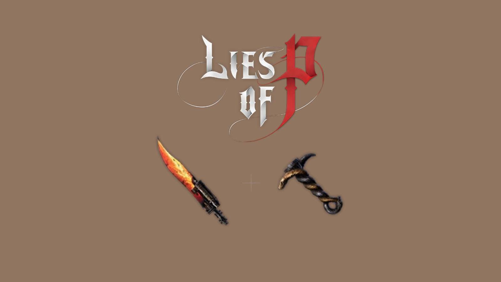 Lies of P Logo with Salamander Dagger