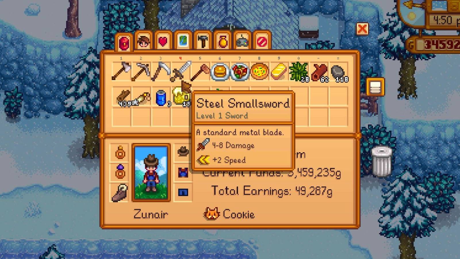 steel smallsword stardew valley