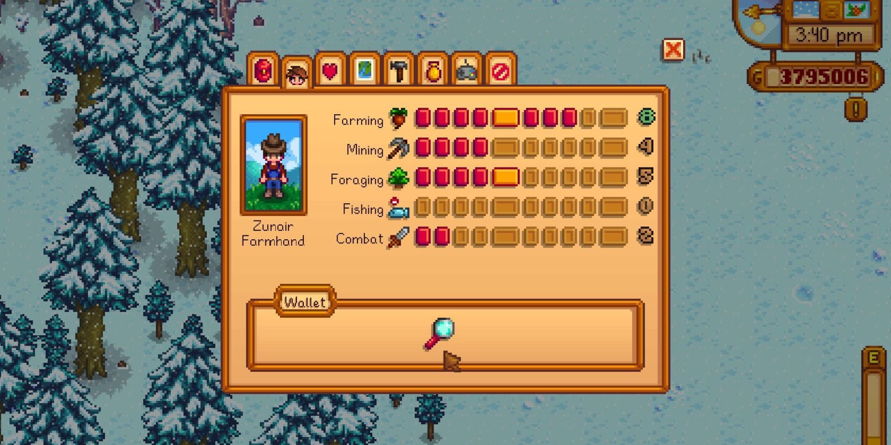 how to use the magnifying glass stardew valley