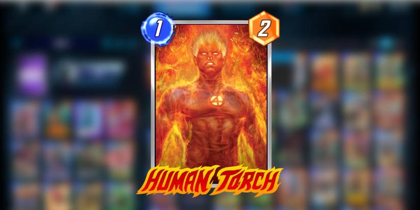 human torch card in marvel snap.