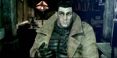 Hush in Arkham City with Bruce's face