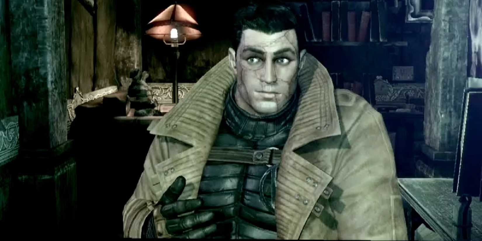 Hush in Arkham City with Bruce's face
