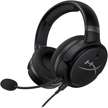 One black HyperX Cloud Orbit S gaming headset