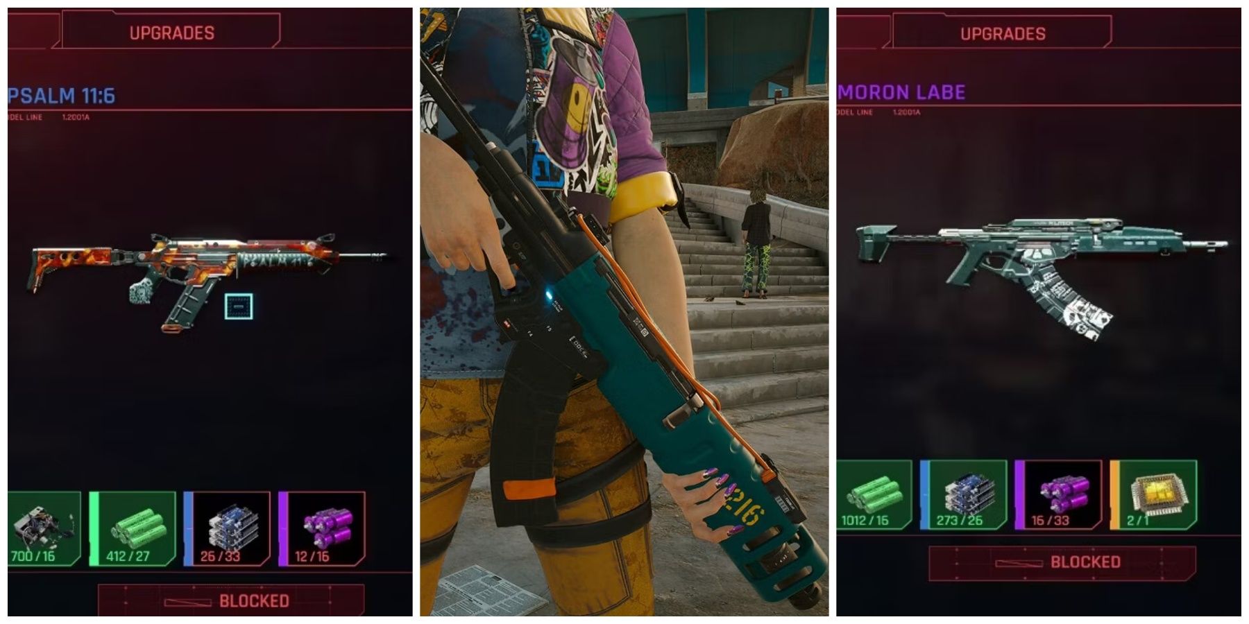 iconic assault rifles in cyberpunk 2077