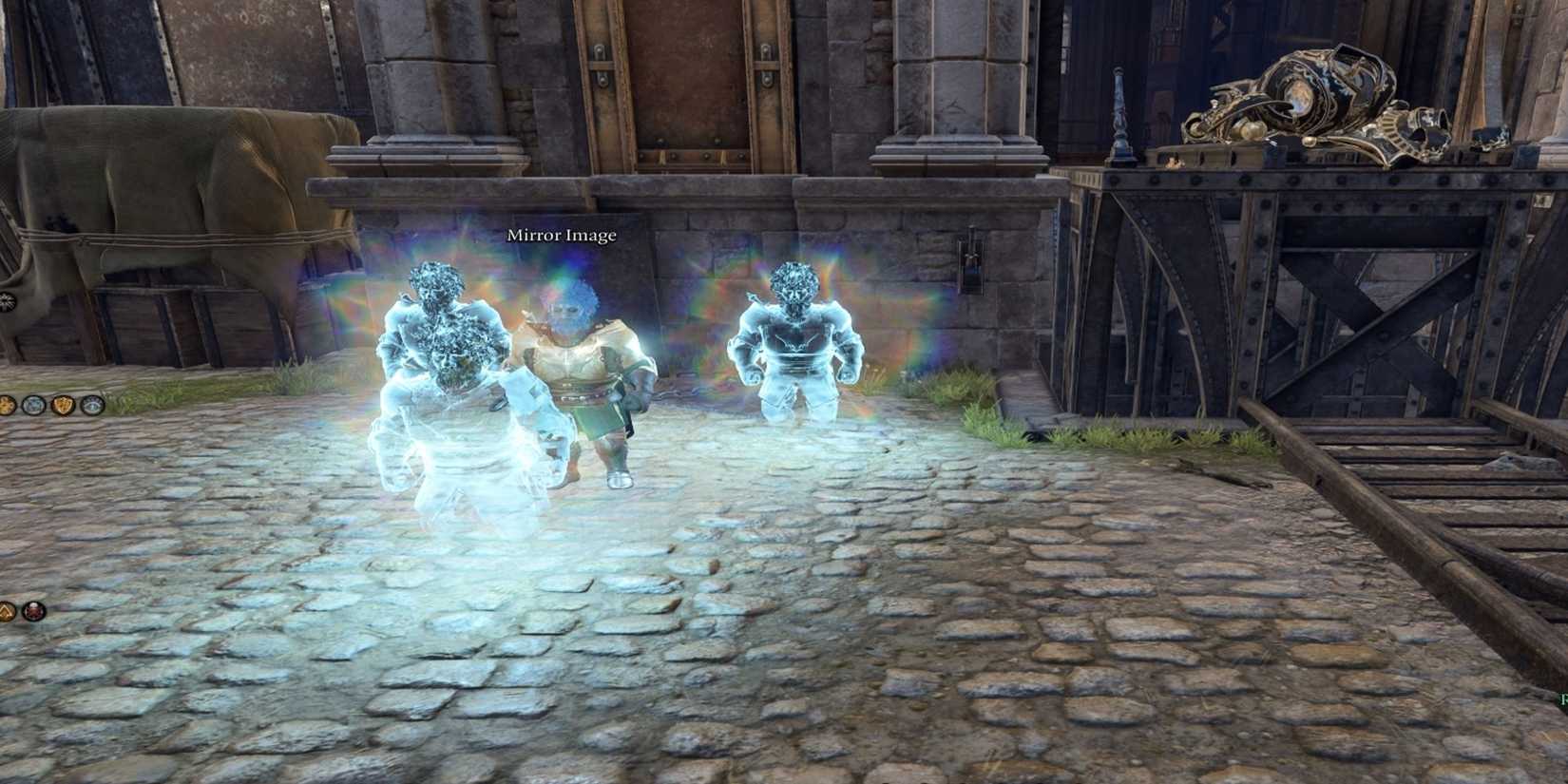 Illusion spell Mirror Image used in Baldur's Gate 3