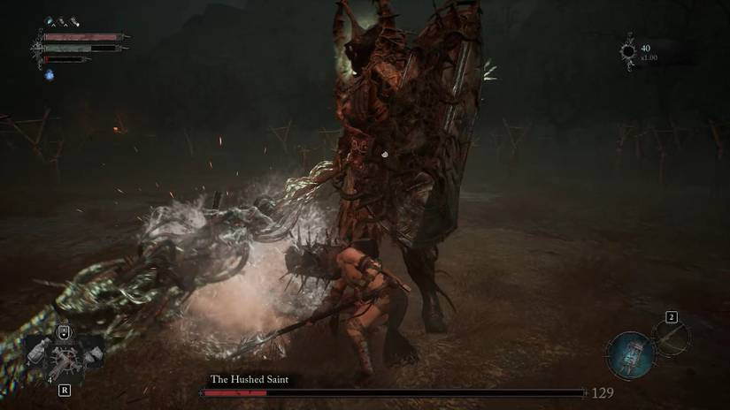 Fighting the Hushed Saint in Lords of the Fallen
