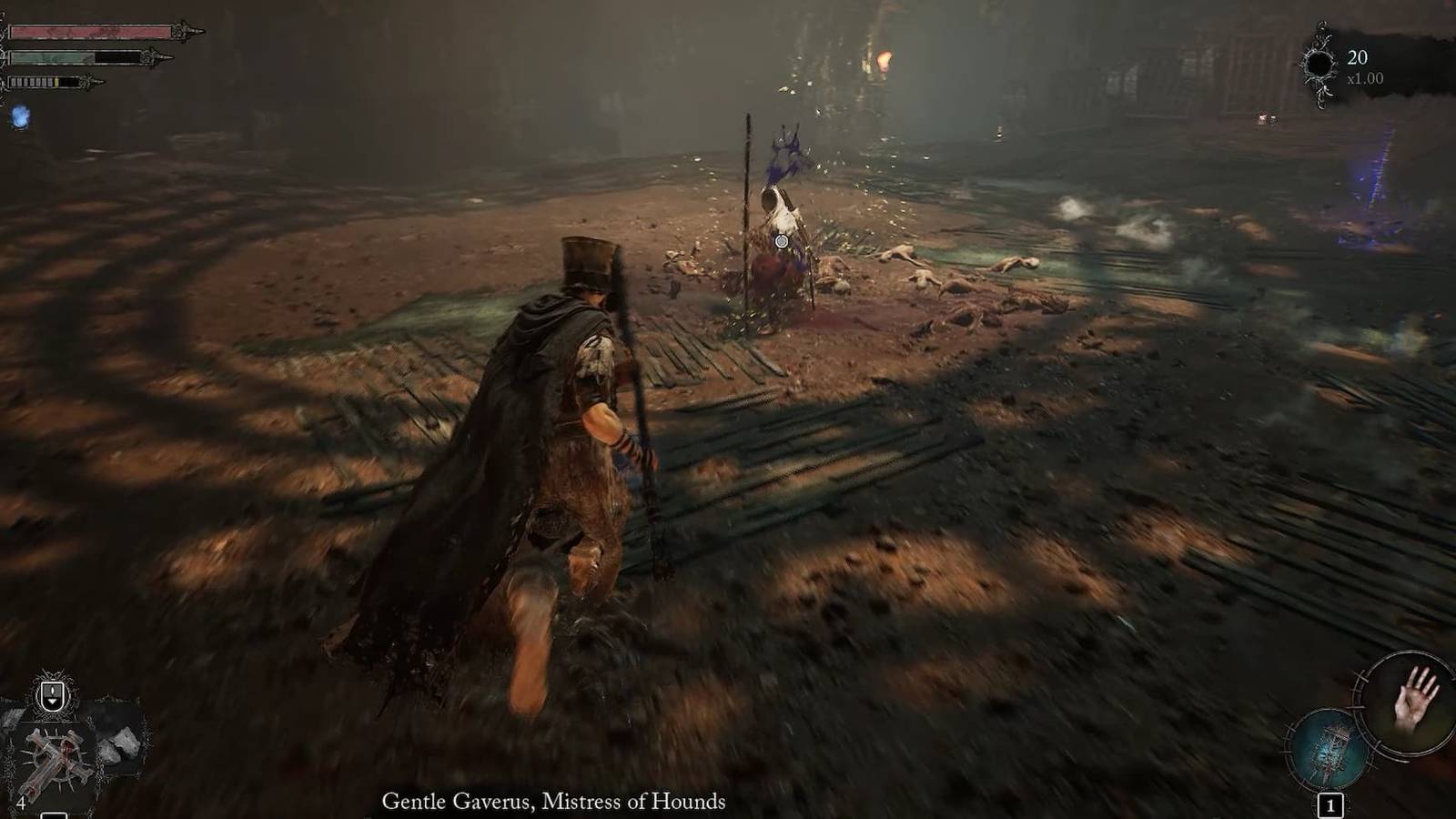 Fighting Gentle Gaverus in Lords of the Fallen