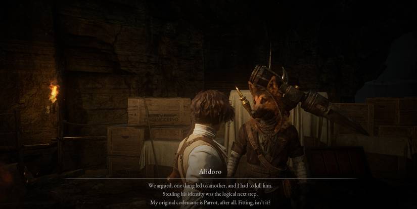 imposter talking about alidoro in lies of p