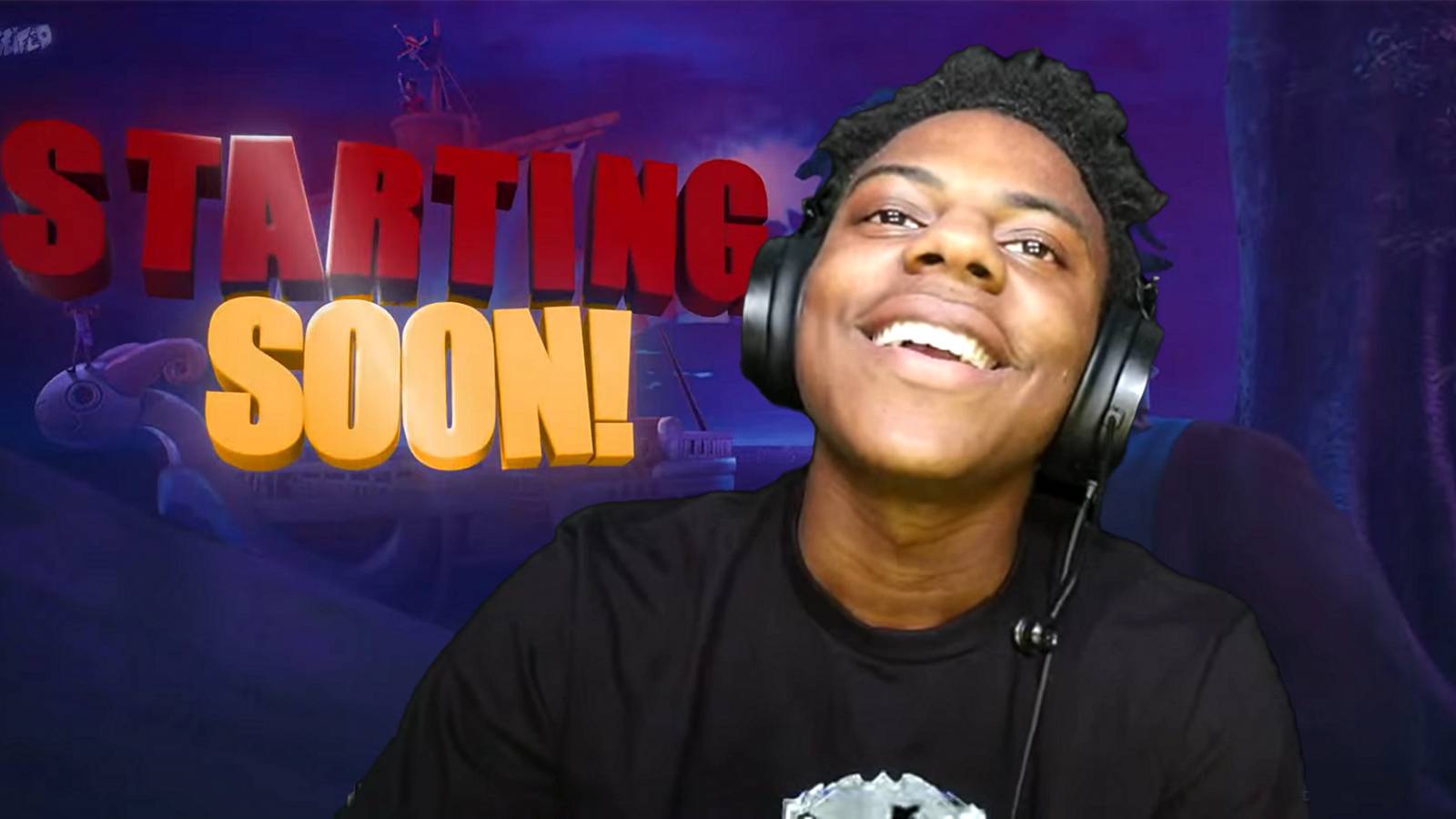 IShowSpeed starting soon youtube screen