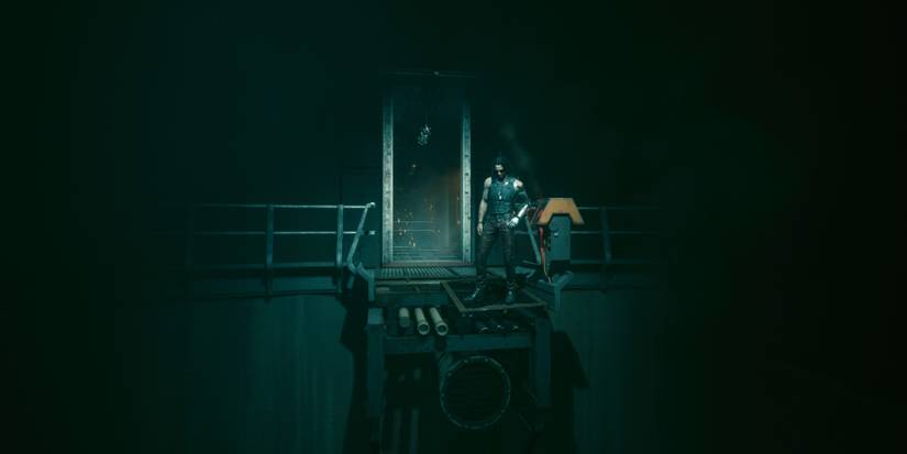 johnny silverhand at the shaft