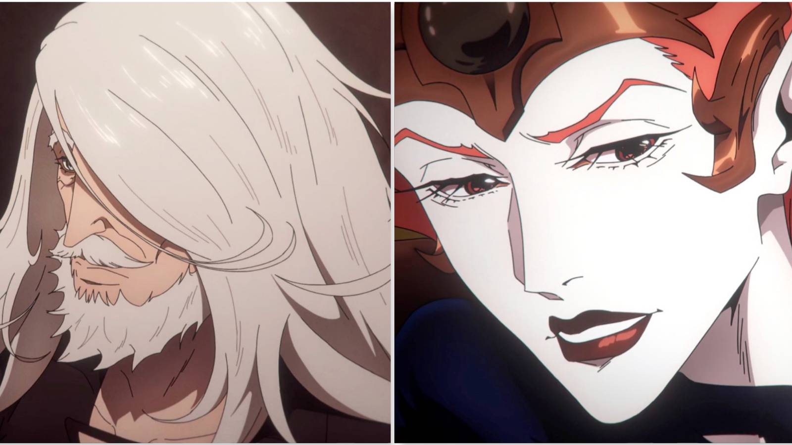 Juste and Erzsebet in Castlevania Nocturne