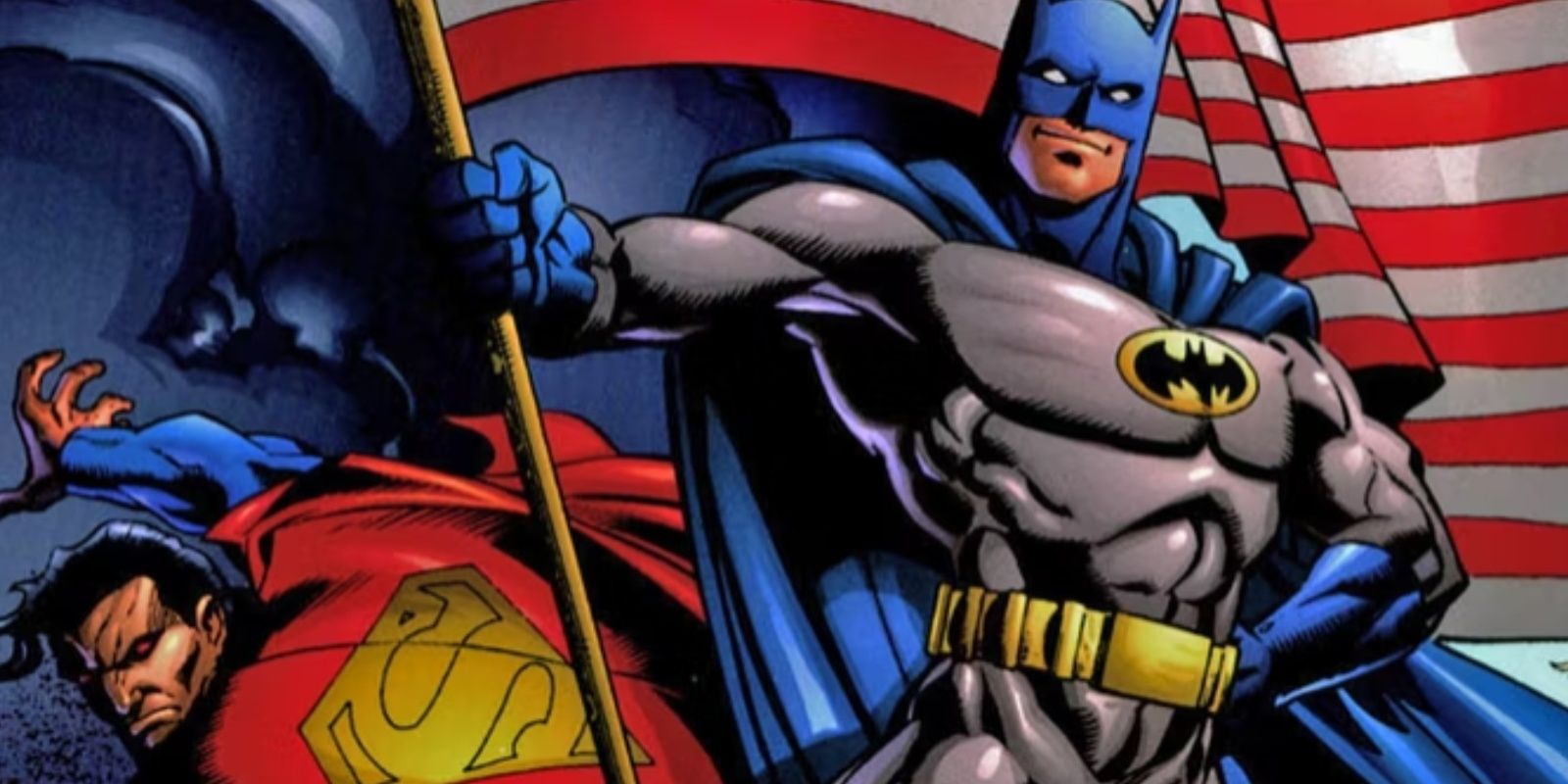 Superman and Batman in JLA: Foreign Bodies