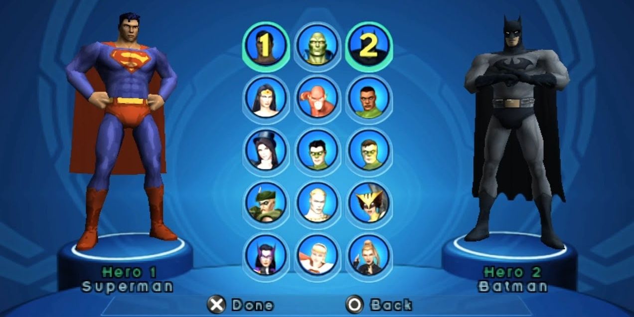 Justice League Heroes Roster 