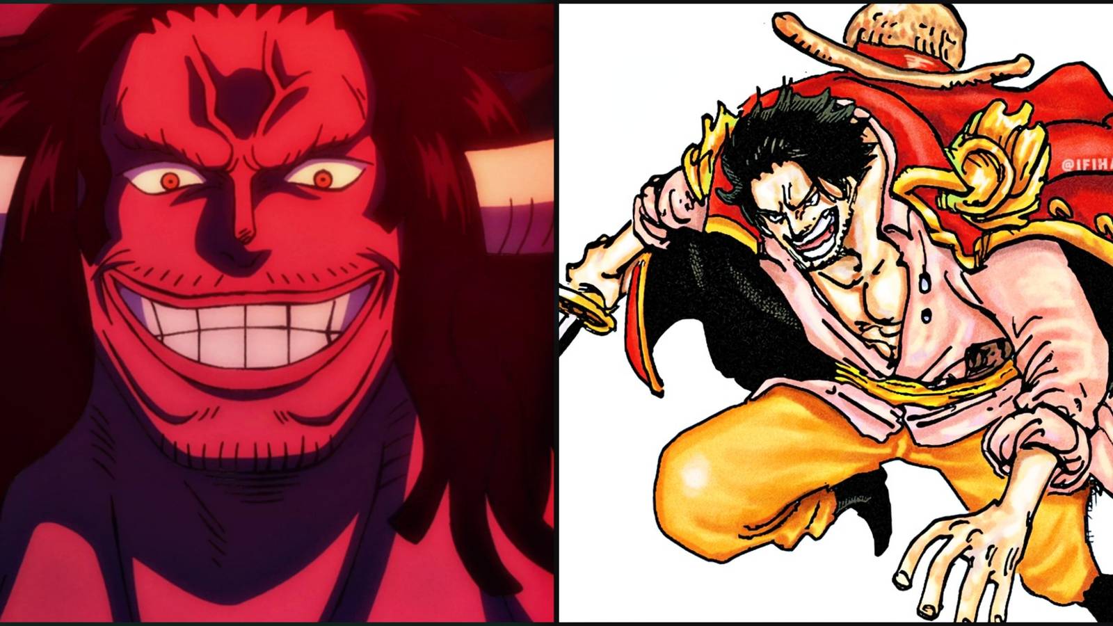 Kaido Vs Roger God Valley One Piece
