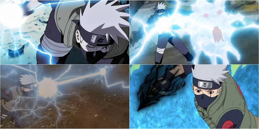 Kakashi Raikiri and Chidori Variants Naruto