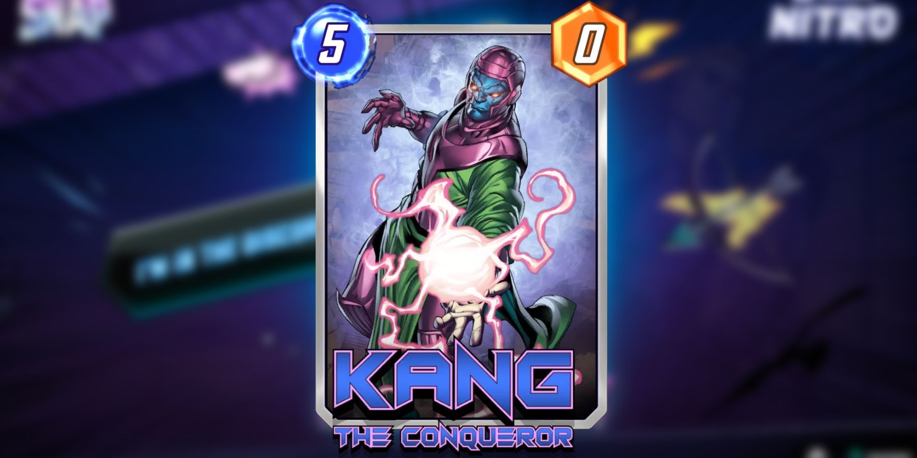 image showing the kang the conqueror in marvel snap.
