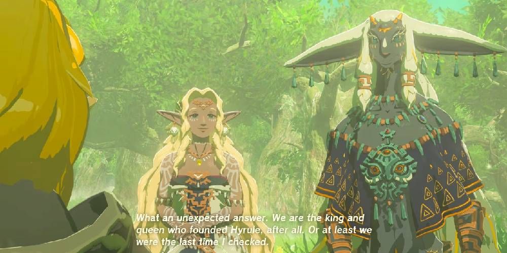 King Rauru and Queen Sonia from Zelda Tears of the Kingdom