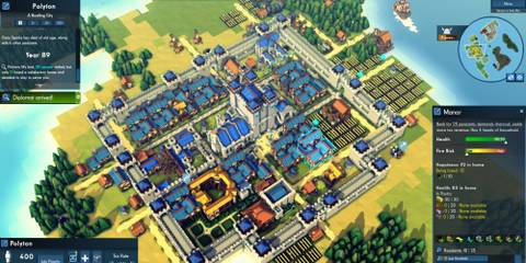 A player's kingdom in Kingdoms and Castles