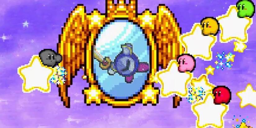Gameplay screenshot from Kirby Amazing Mirror 