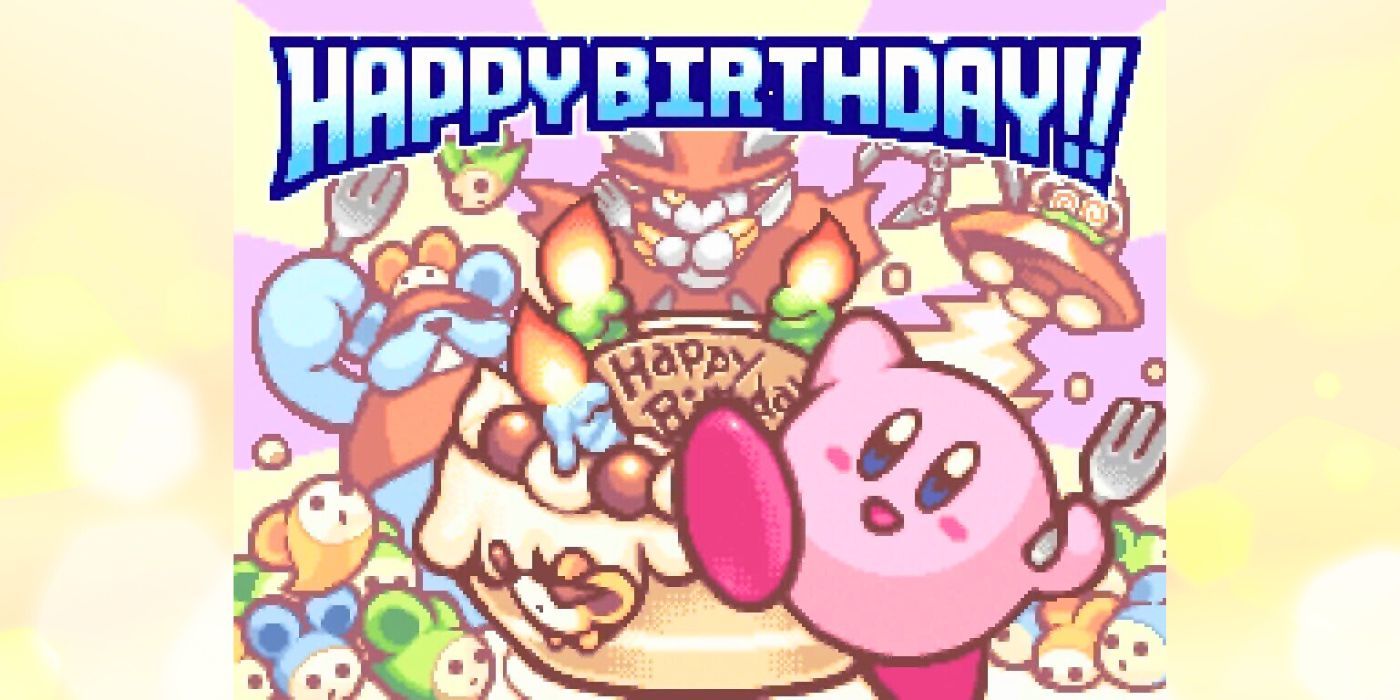 Kirby Squeak Squad Birthday Message