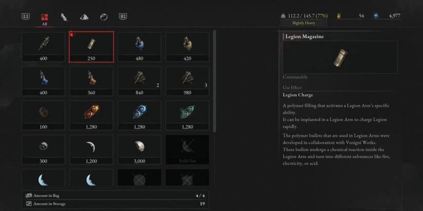 Legion Magazine Consumable Item