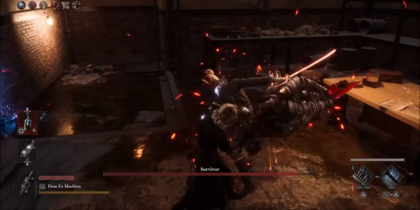 a player successfully using Endure against an enemy