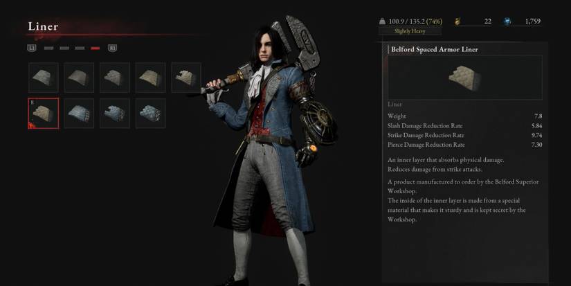 Belford Spaced Armor Liner Defense Part