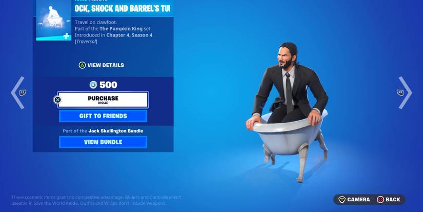 Lock, Shock And Barrel's Tub Traversal Emote