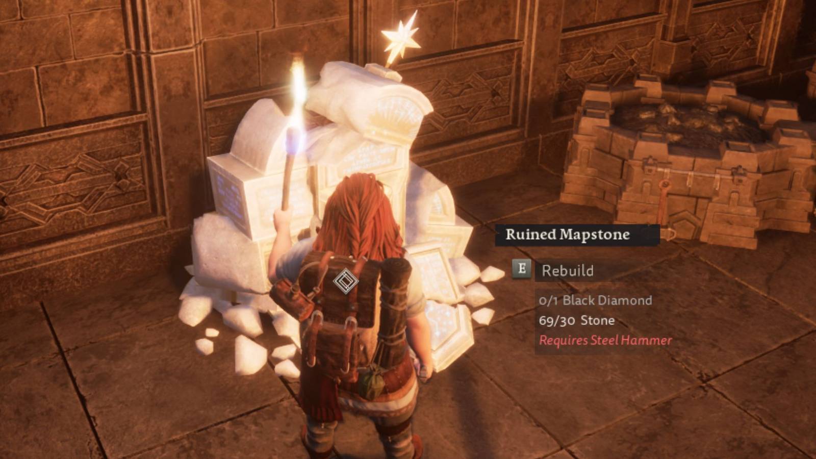 lord of the rings - return to moria ruined mapstone