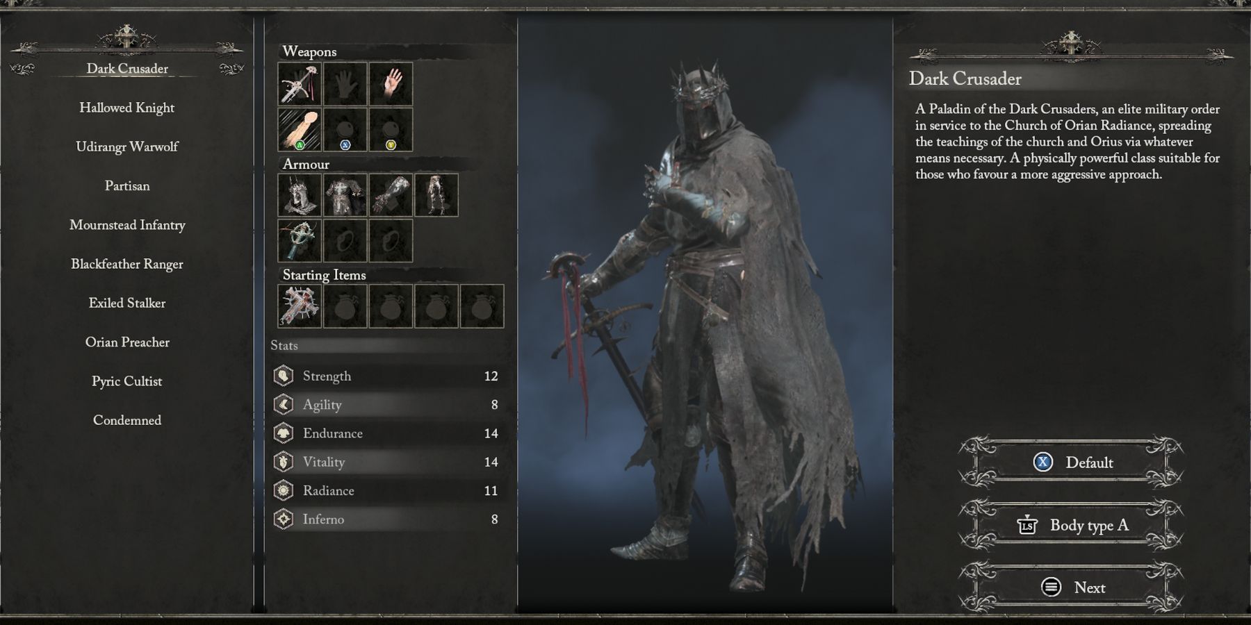Lords of the Fallen How to Unlock the Dark Crusader Class