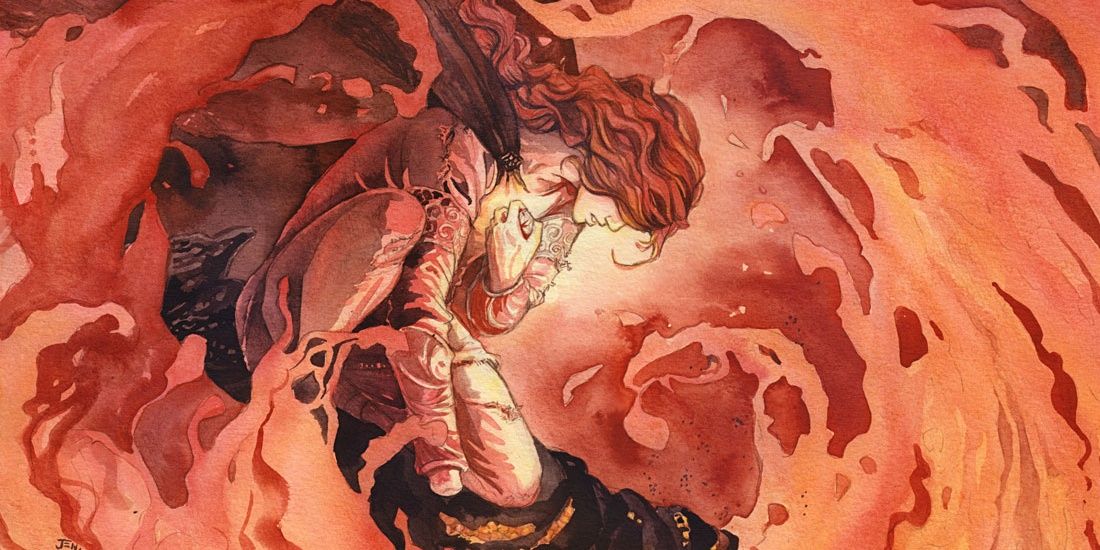 Maedhros and a Silmaril, illustration by Jenny Dolfen Lord of the Rings