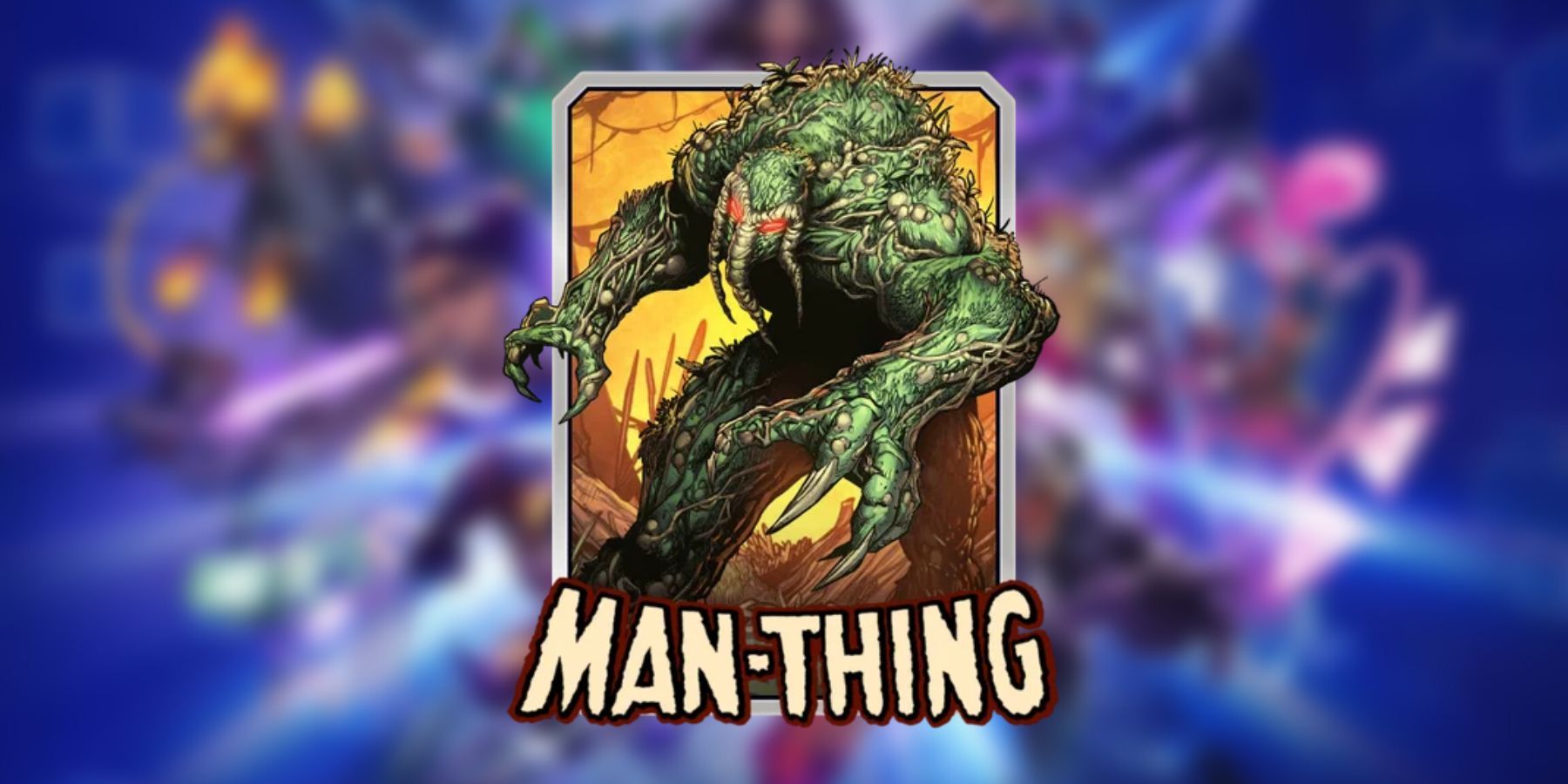 image showing the man-thing card in marvel snap.