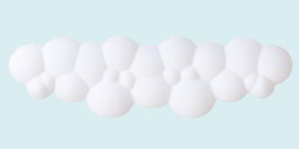 MANBASNAKE Keyboard Cloud Wrist Rest