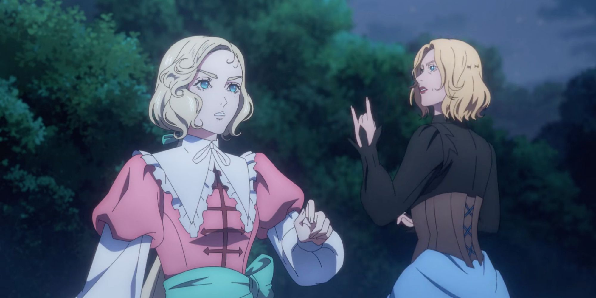 Maria and Tera in Castlevania Nocturne