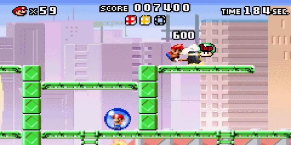 Gameplay screenshot from Mario vs Donkey Kong 