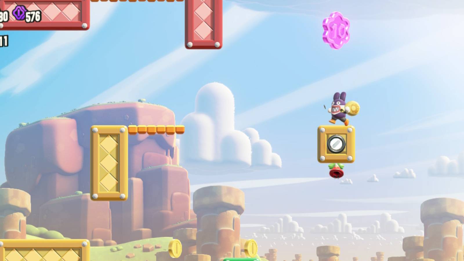 mario wonder purple coin farm