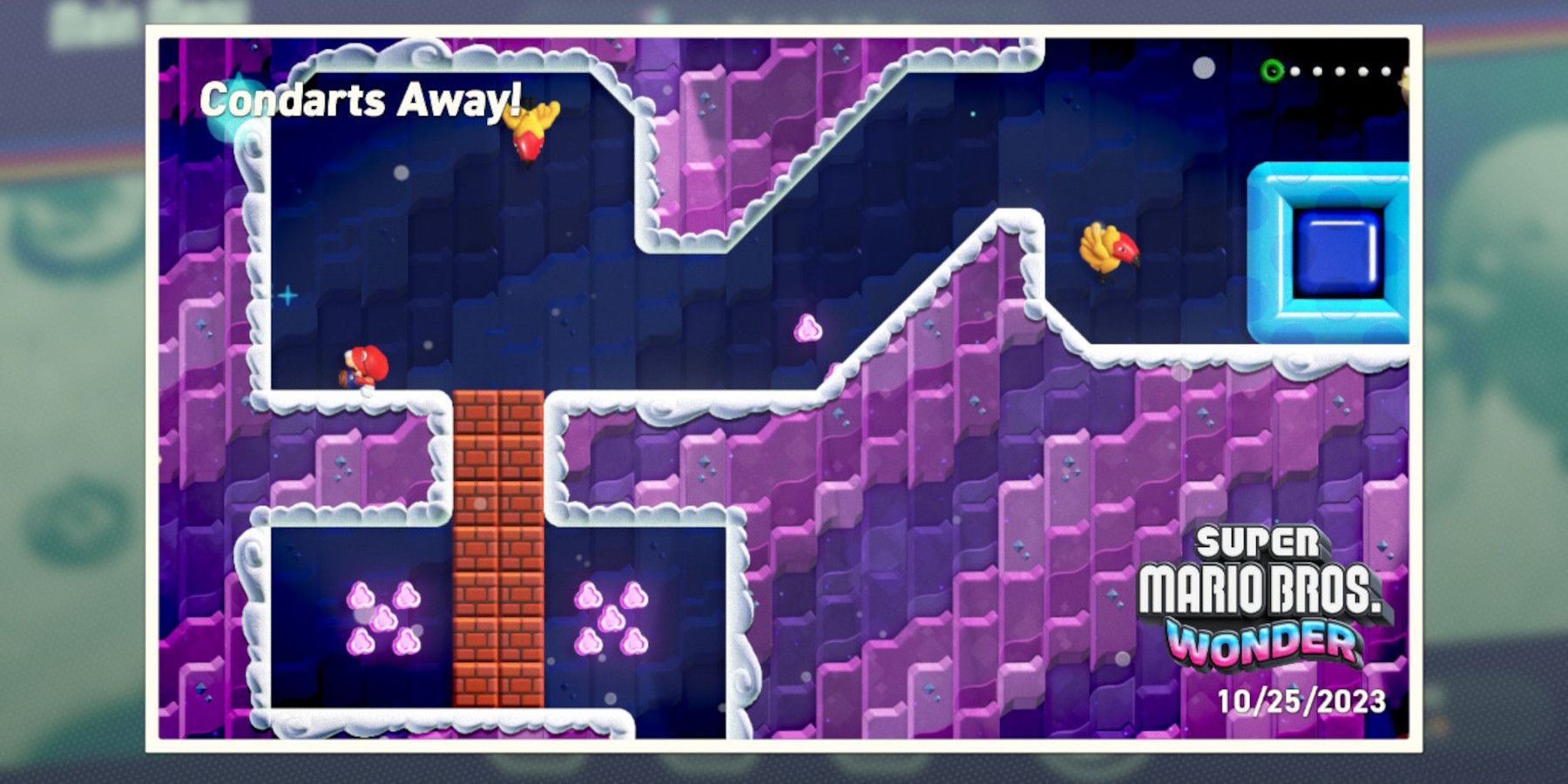 Super Mario Bros. Wonder: Condarts Away! Course Guide (Wonder Seeds, Flower  Coins & Flag)