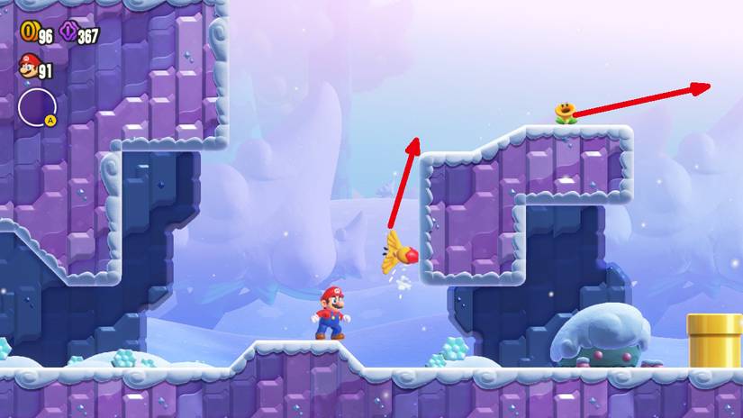 mario wonder condarts away 100 percent