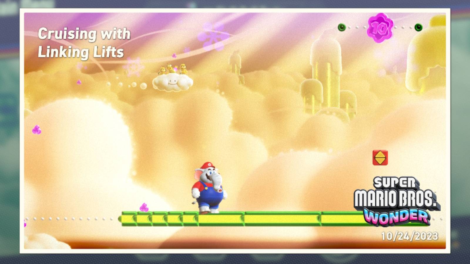 Super Mario Bros. Wonder: Cruising with Linking Lifts Course Guide ...