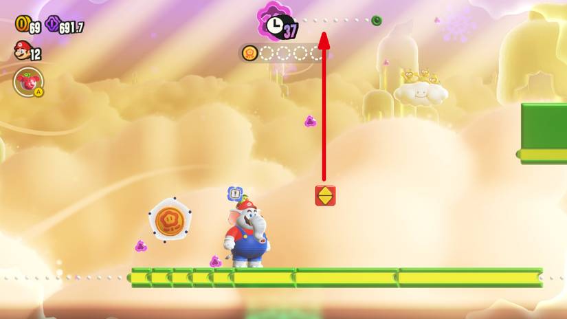 mario wonder cruising with linking lifts 100 percent