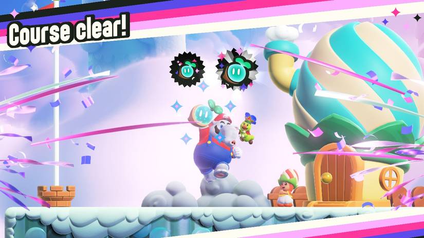 mario wonder cruising with linking lifts 100 percent