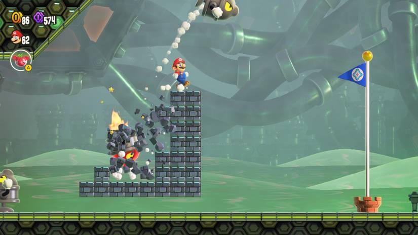 mario wonder evade the seeker bullet bills 100 percent