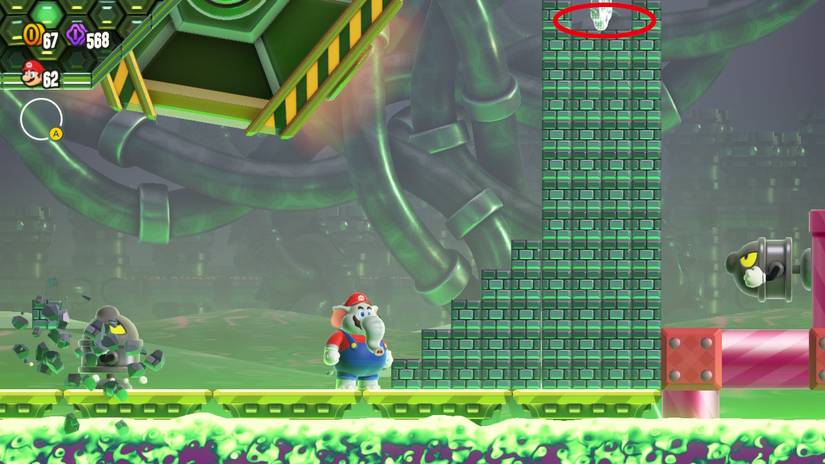 mario wonder evade the seeker bullet bills 100 percent