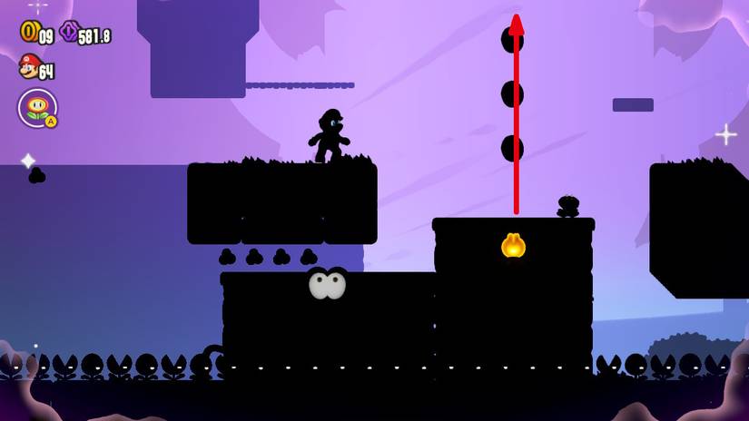 mario wonder muncher fields 100 percent