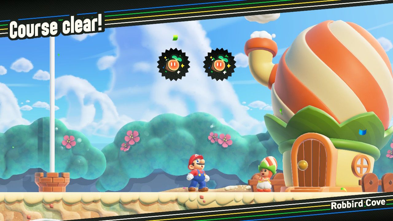 Super Mario Bros. Wonder: Robbird Cove 100% Course Guide (All Wonder ...