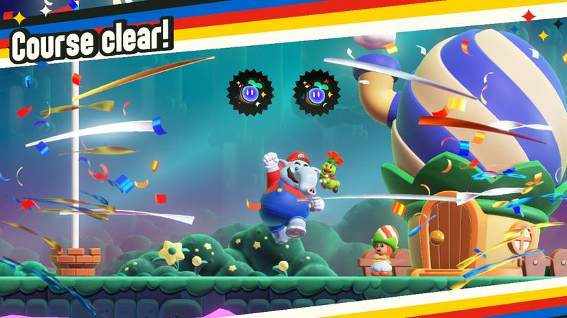 mario wonder swamp pipe crawl all collectibles